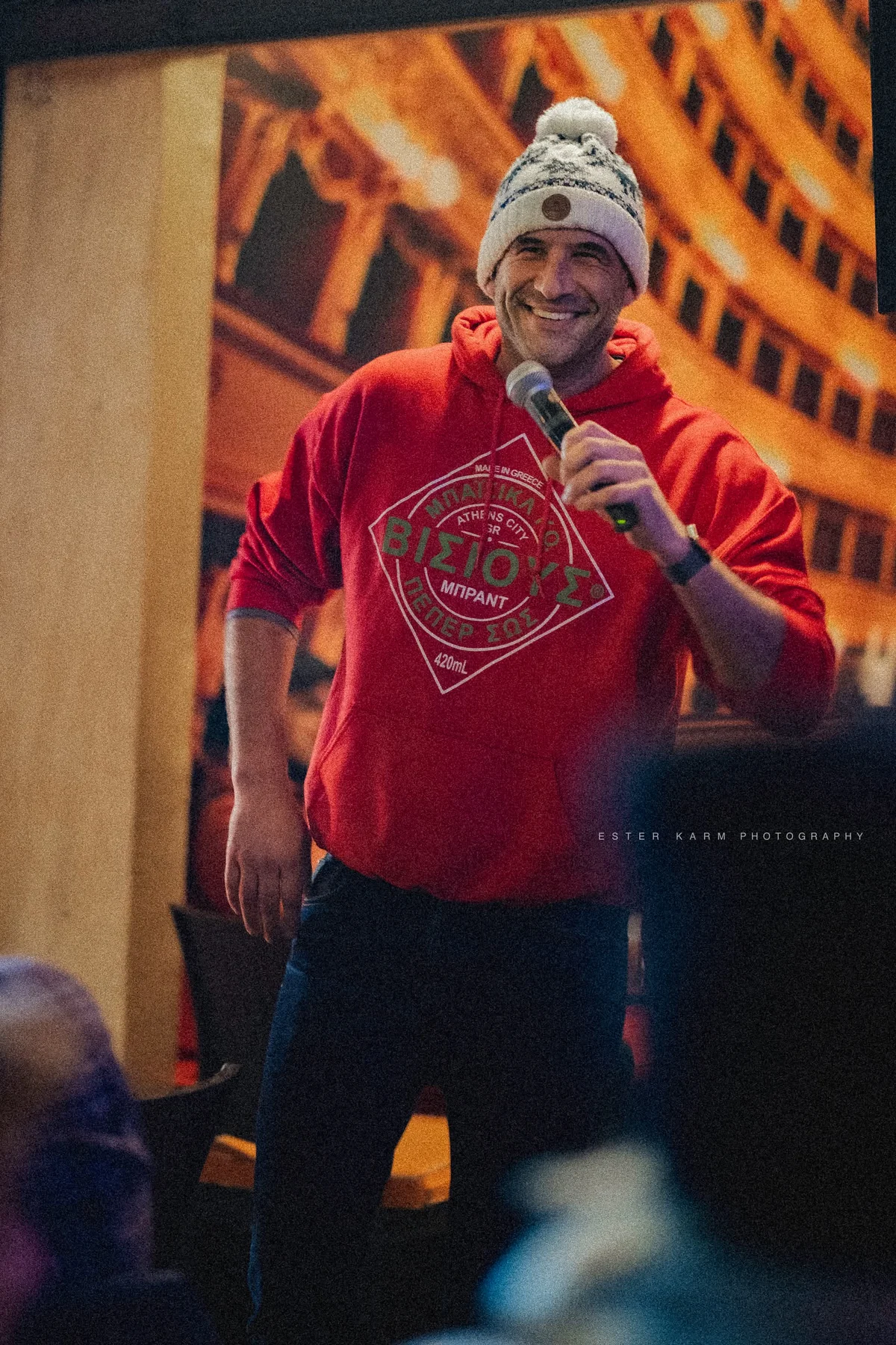 George Karmokolias comedian portrait