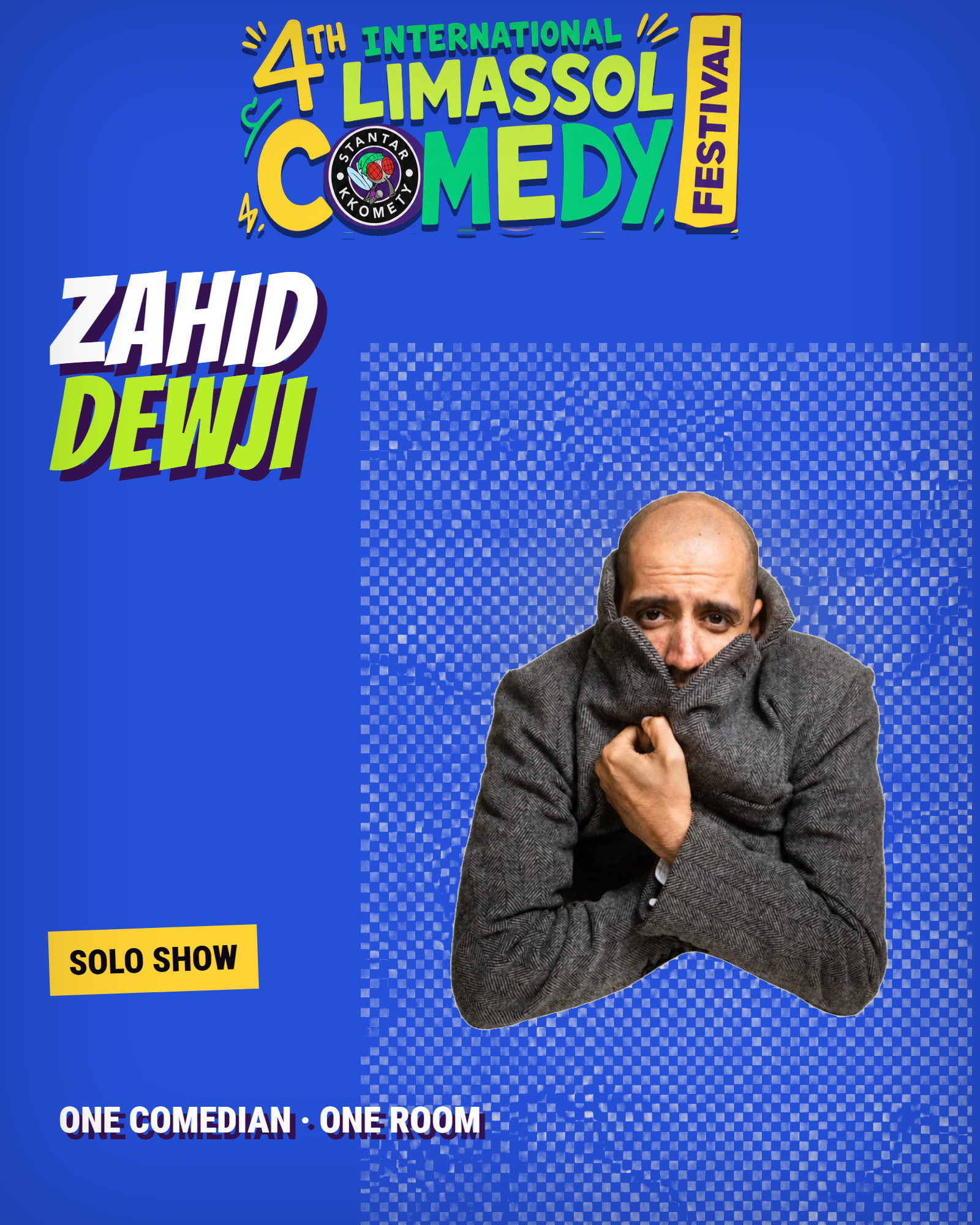 Zahid Dewji — Closing Solo, 4th International Limassol Comedy Festival poster